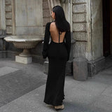 Taooba Melinda Backless Maxi Dress