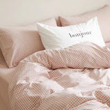 Taooba Mini Pink Gingham Bedding Set