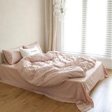 Taooba Mini Pink Gingham Bedding Set