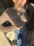 Taooba Natalee Plush Crop Sweater