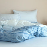 Taooba Natural Ombre Blue Coastal Bedding Set