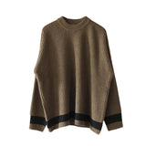 Taooba Neck Round Sweater