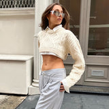 Taooba Nevio Knitted Crop Sweater