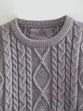 Taooba Nisan Knitted Crop Sweater