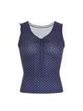 Taooba Norma Polka Dot V-Neck Top