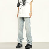 RTK (W) Taooba. 2042 LIGHT BLUE SLIM STRAIGHT DENIM JEANS