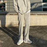 Taooba-3141 GRAY HOODIE & SWEATPANTS (TOP & BOTTOM)