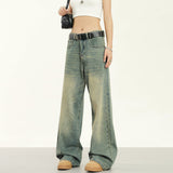 RTK (W) Taooba. 1905 YELLOW CLAY WIDE STRAIGHT DENIM JEANS