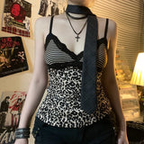 Taooba Naima Leopard Print V-Neck Camisole