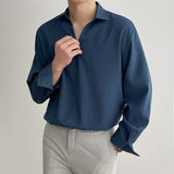 Taooba-2564 V-NECK COLLAR SHIRT