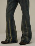 Taooba- 10800 GRADIENT BLUE DENIM STRAIGHT JEANS