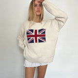 Taooba Brit Union Jack Knit Sweater