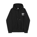 Taooba-5047 BLACK LETTER HOODIE