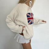 Taooba Brit Union Jack Knit Sweater