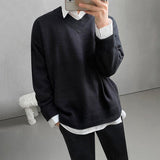 Taooba-3295 V-NECK KNITTED SWEATER