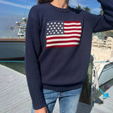 Taooba Mable American Flag Sweater