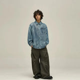 Taooba- 10008 RECONSTRUCTED DENIM SHIRT JK