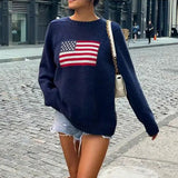 Taooba Mable American Flag Sweater