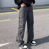 Taooba style mistakes Spring 2024 Loose Trendy Casual Pants Boys Fashion Overalls Trendy Youth Popular Trousers