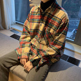 Taooba-2523 WOOLEN PLAID SHIRT