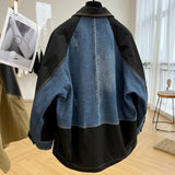 jacket Heavy Stitching Denim Coat Women's Casual Workwear Women's Spring and Autumn Mid-Length Trench Coat Jacket Design Sense Niche