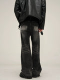 Taooba- 10270 RETRO BLACK DENIM JEANS