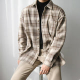 Taooba-2811 WOOLEN PLAID SHIRT