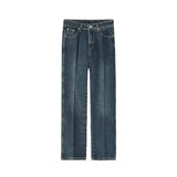 Taooba- 6233 BLUE SLIM STRAIGHT DENIM JEANS