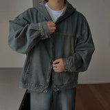 Taooba- 11031 INDIGO BLUE DENIM HOODED JK & STRAIGHT PANTS