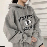 men outfits Hooded Sweater Women's Spring/Autumn/Winter Street Loose Thin Casual Clothes Oversize Korean Style 2024 Fleece-lined