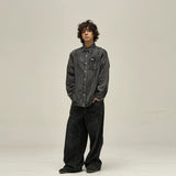 Taooba- 10008 RECONSTRUCTED DENIM SHIRT JK