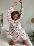 Taooba- Sweet-Loved Printed Satin Soft Comfortable Home Wear