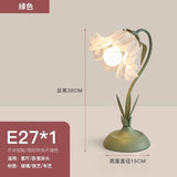 room ideas aesthetic Bedroom Bedside Table Lamp Online Celebrity Ins Style Romantic Girl Pastoral Flower LED Light Girl Room Decoration Atmosphere Lamps