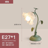 room ideas aesthetic Bedroom Bedside Table Lamp Online Celebrity Ins Style Romantic Girl Pastoral Flower LED Light Girl Room Decoration Atmosphere Lamps