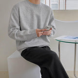 Taooba-3460 ROUND NECK KNITTED SWEATER