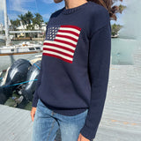 Taooba Mable American Flag Sweater