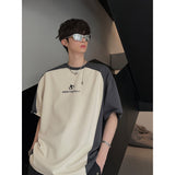 Taooba-9188 CONTRAST HALF SLEEVE TEE