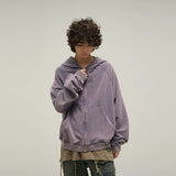 Taooba-10069 LAVENDER ZIP-UP HOODIE