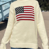 Taooba Mable American Flag Sweater