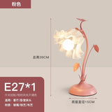 room ideas aesthetic Bedroom Bedside Table Lamp Online Celebrity Ins Style Romantic Girl Pastoral Flower LED Light Girl Room Decoration Atmosphere Lamps