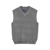 Taooba-1769 GRAY V-NECK VEST