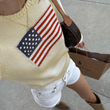 Taooba Mable American Flag Sweater