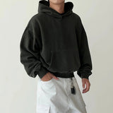 Taooba-1205 CROP PULLOVER HOODIE