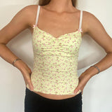 Taooba Dena Mini Floral Print Tank Top