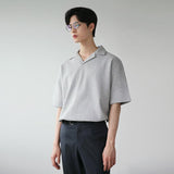 Taooba-1710 COLLAR HALF SLEEVE SHIRT