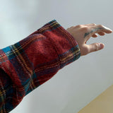 Taooba-2523 WOOLEN PLAID SHIRT