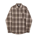 Taooba-2811 WOOLEN PLAID SHIRT