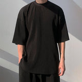 Taooba-2043 PLEATED HALF SLEEVE SHIRT