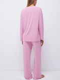 Taooba- Loose Pajama Set Long-Sleeved Home Wear