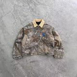 Taooba mens fashion Tiktok Printed Jacket Couple Wear Y2kakimbo Simple Camouflage Retro Casual Pants